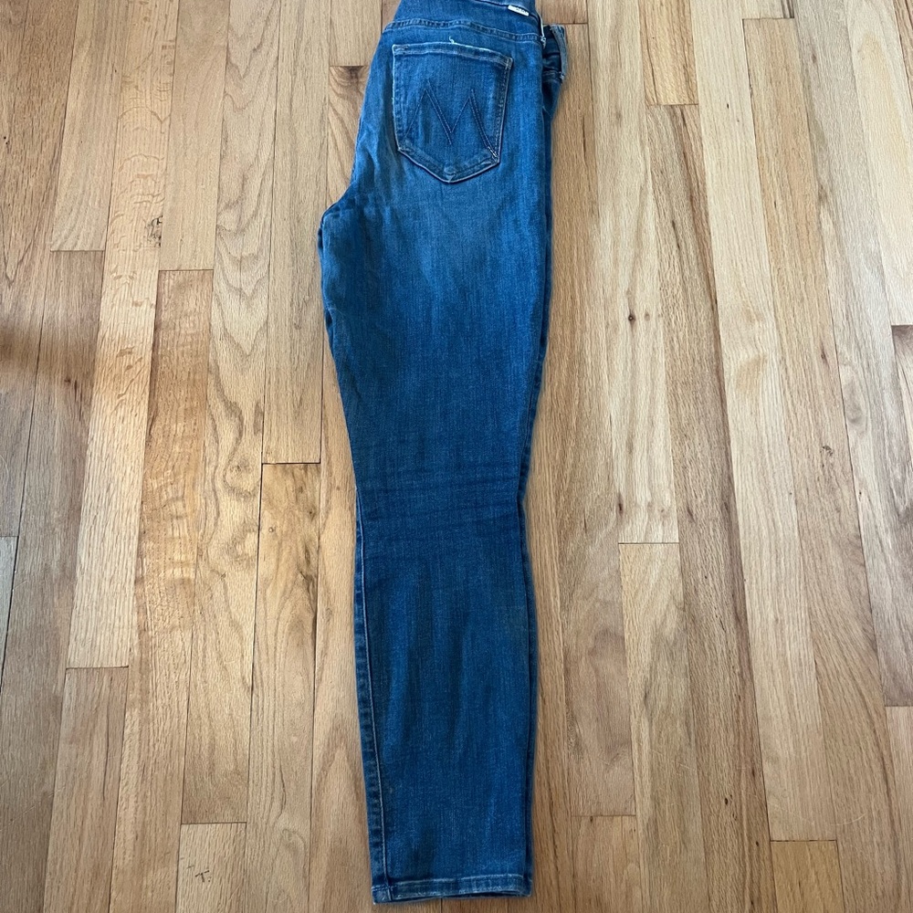 MOTHER Looker Crop Skinny Jean in Come Sundown wash, Mid-rise